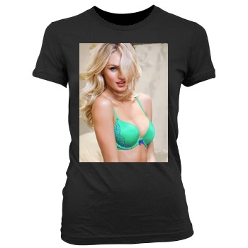 Candice Swanepoel Women's Junior Cut Crewneck T-Shirt