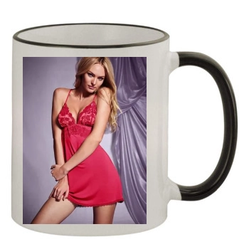 Candice Swanepoel 11oz Colored Rim & Handle Mug