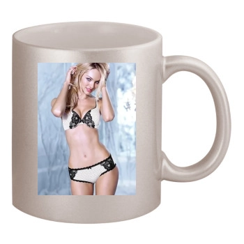 Candice Swanepoel 11oz Metallic Silver Mug