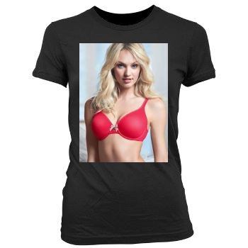 Candice Swanepoel Women's Junior Cut Crewneck T-Shirt