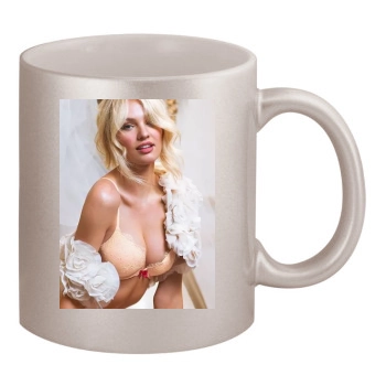 Candice Swanepoel 11oz Metallic Silver Mug