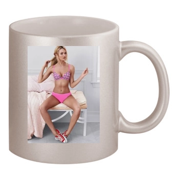 Candice Swanepoel 11oz Metallic Silver Mug