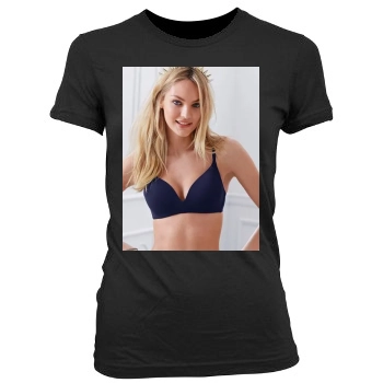 Candice Swanepoel Women's Junior Cut Crewneck T-Shirt