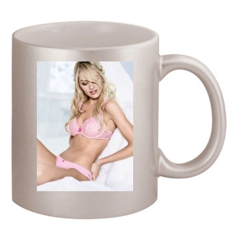 Candice Swanepoel 11oz Metallic Silver Mug