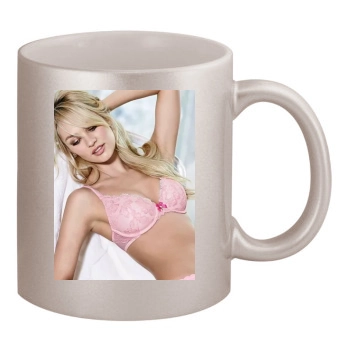 Candice Swanepoel 11oz Metallic Silver Mug