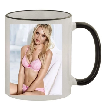 Candice Swanepoel 11oz Colored Rim & Handle Mug