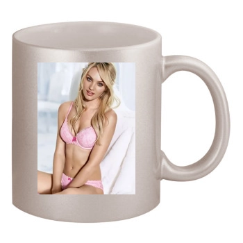 Candice Swanepoel 11oz Metallic Silver Mug