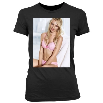 Candice Swanepoel Women's Junior Cut Crewneck T-Shirt