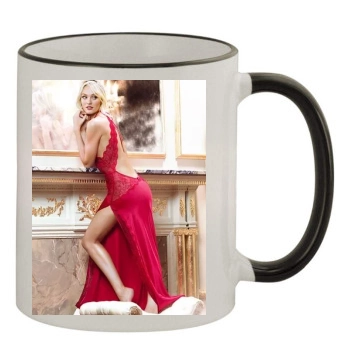 Candice Swanepoel 11oz Colored Rim & Handle Mug