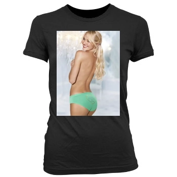 Candice Swanepoel Women's Junior Cut Crewneck T-Shirt