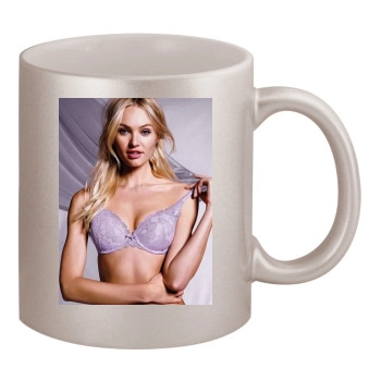 Candice Swanepoel 11oz Metallic Silver Mug