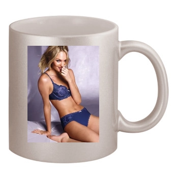 Candice Swanepoel 11oz Metallic Silver Mug