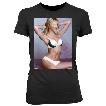 Candice Swanepoel Women's Junior Cut Crewneck T-Shirt