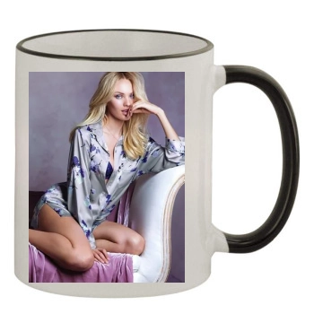 Candice Swanepoel 11oz Colored Rim & Handle Mug