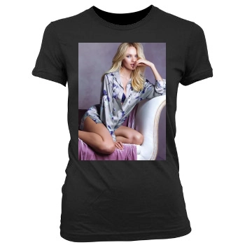 Candice Swanepoel Women's Junior Cut Crewneck T-Shirt