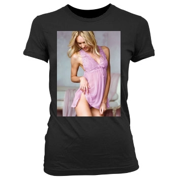 Candice Swanepoel Women's Junior Cut Crewneck T-Shirt