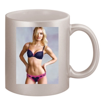 Candice Swanepoel 11oz Metallic Silver Mug