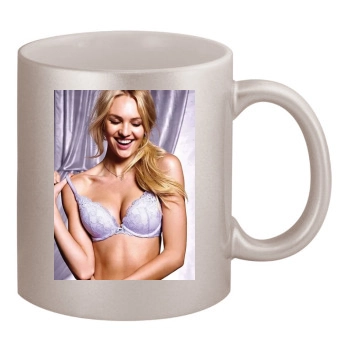 Candice Swanepoel 11oz Metallic Silver Mug