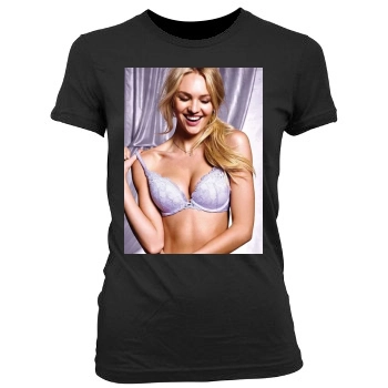 Candice Swanepoel Women's Junior Cut Crewneck T-Shirt