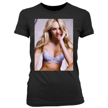 Candice Swanepoel Women's Junior Cut Crewneck T-Shirt