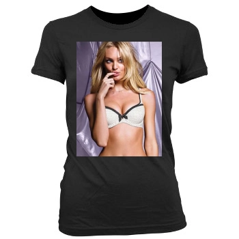 Candice Swanepoel Women's Junior Cut Crewneck T-Shirt