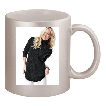 Candice Swanepoel 11oz Metallic Silver Mug