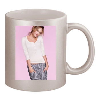 Candice Swanepoel 11oz Metallic Silver Mug