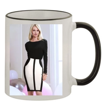 Candice Swanepoel 11oz Colored Rim & Handle Mug