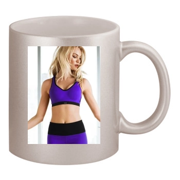 Candice Swanepoel 11oz Metallic Silver Mug