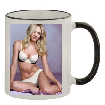 Candice Swanepoel 11oz Colored Rim & Handle Mug