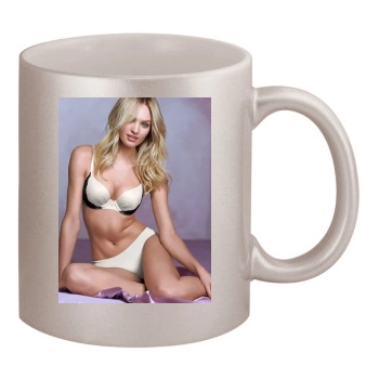 Candice Swanepoel 11oz Metallic Silver Mug