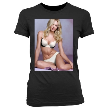 Candice Swanepoel Women's Junior Cut Crewneck T-Shirt