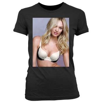 Candice Swanepoel Women's Junior Cut Crewneck T-Shirt