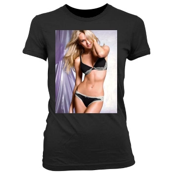 Candice Swanepoel Women's Junior Cut Crewneck T-Shirt