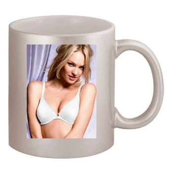 Candice Swanepoel 11oz Metallic Silver Mug