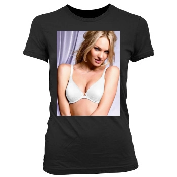 Candice Swanepoel Women's Junior Cut Crewneck T-Shirt