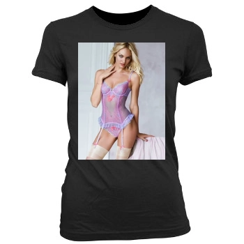 Candice Swanepoel Women's Junior Cut Crewneck T-Shirt