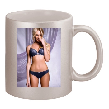 Candice Swanepoel 11oz Metallic Silver Mug