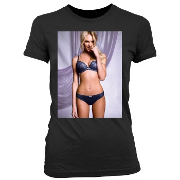 Candice Swanepoel Women's Junior Cut Crewneck T-Shirt