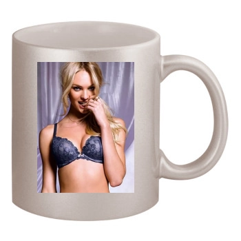 Candice Swanepoel 11oz Metallic Silver Mug