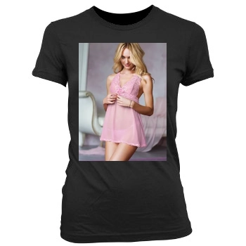 Candice Swanepoel Women's Junior Cut Crewneck T-Shirt