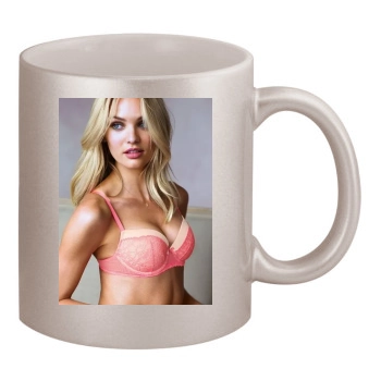 Candice Swanepoel 11oz Metallic Silver Mug