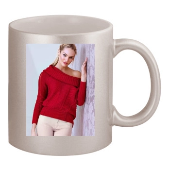 Candice Swanepoel 11oz Metallic Silver Mug