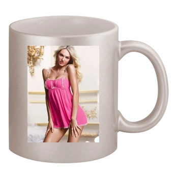 Candice Swanepoel 11oz Metallic Silver Mug