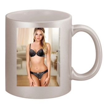 Candice Swanepoel 11oz Metallic Silver Mug