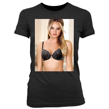 Candice Swanepoel Women's Junior Cut Crewneck T-Shirt