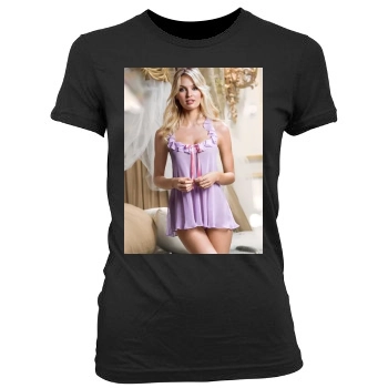 Candice Swanepoel Women's Junior Cut Crewneck T-Shirt