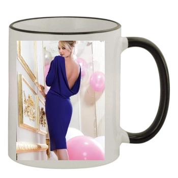 Candice Swanepoel 11oz Colored Rim & Handle Mug