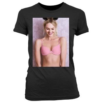 Candice Swanepoel Women's Junior Cut Crewneck T-Shirt