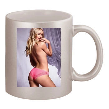 Candice Swanepoel 11oz Metallic Silver Mug